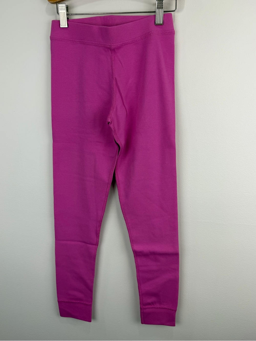 Hanna Andersson Girls Ribbed Leggings Fiji Flower Pink Size 10 New